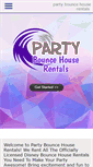 Mobile Screenshot of partybouncehouserentals.com